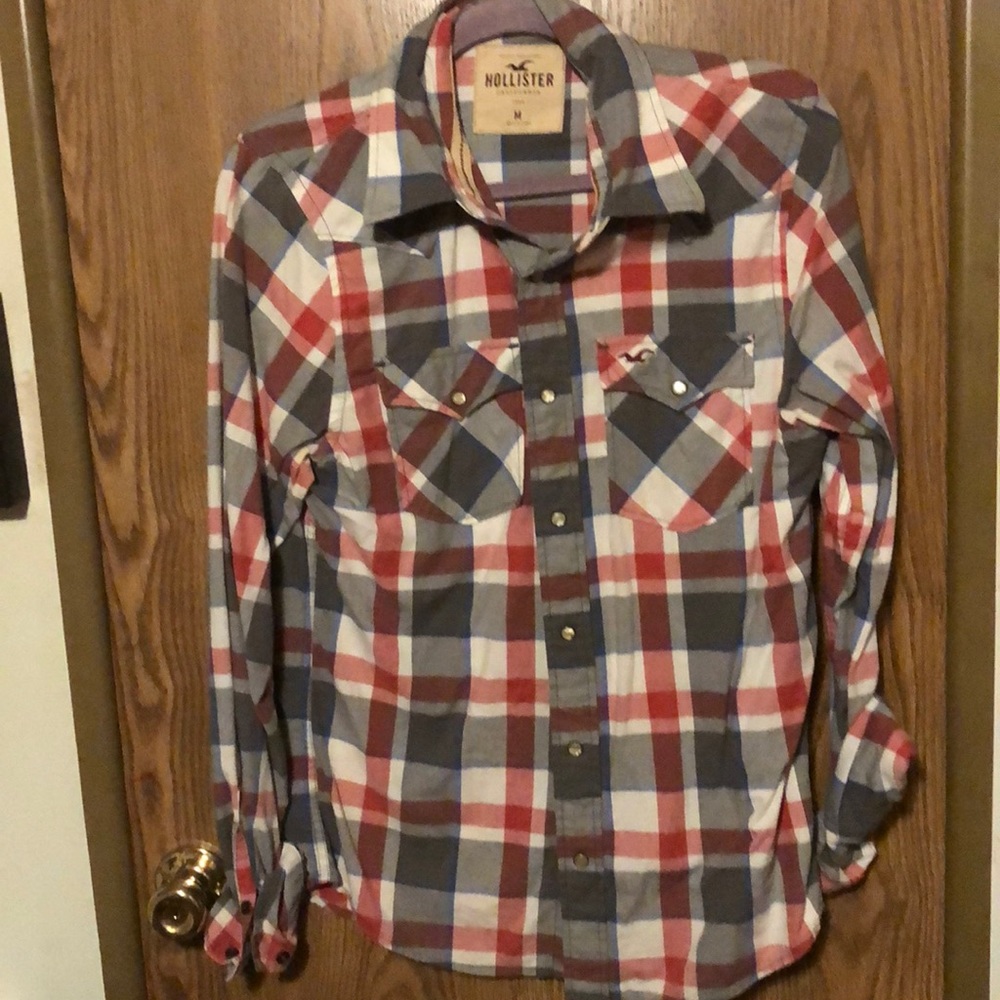 Check vintage button down